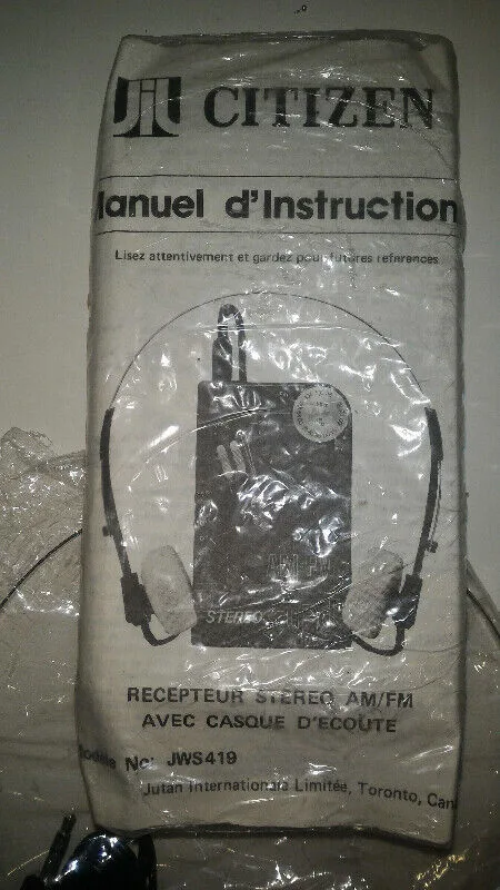 Vintage CITIZEN Stereo-To-Go Walkman image indicator(2)