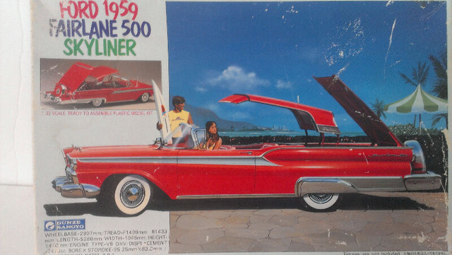 NEW BOX GUNZE SANGYO FORD 1959 FAIRLANE 500