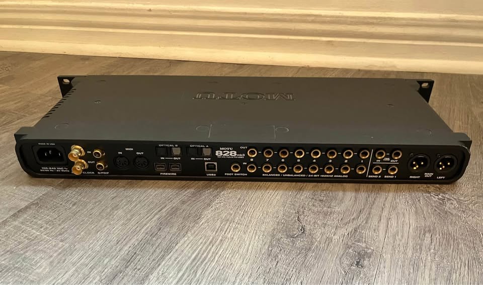 MOTU 828 MK3 USB2/Firewire Audio Interface - photo 4