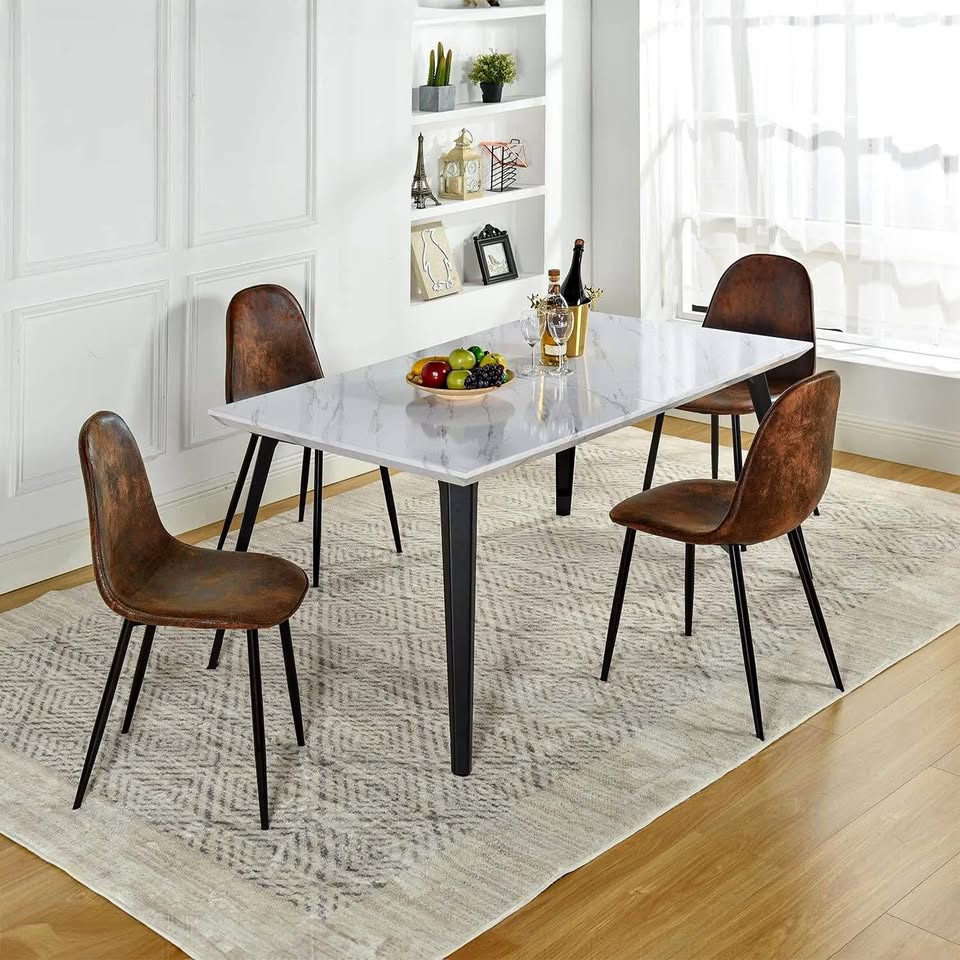 Set of 4 Dining Chairs - Upholstery Side Chair