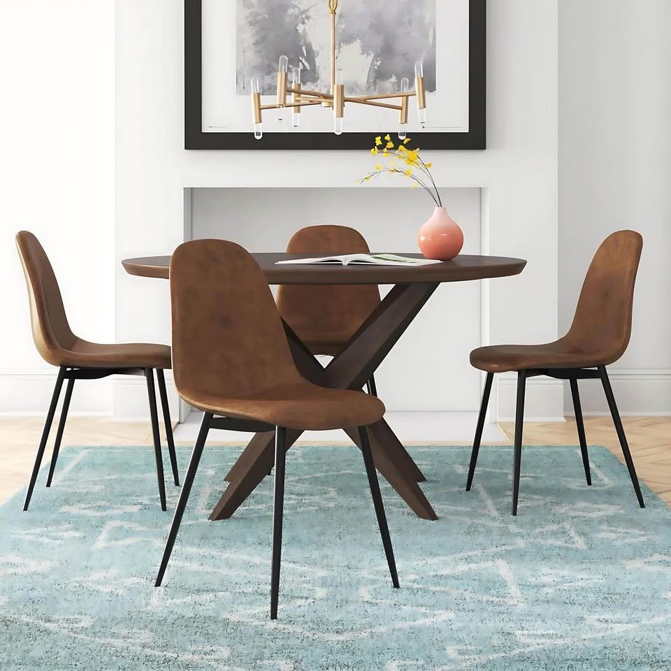 Set of 4 Dining Chairs - Upholstery Side Chair - photo 2