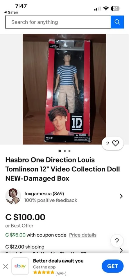 1D Louis Tomlinson collectable figure image indicator(4)