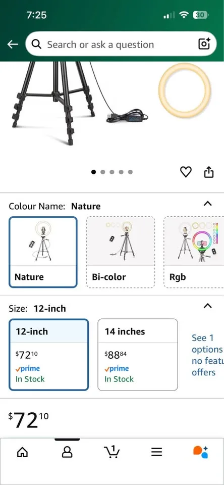 Ring lamp image indicator(2)