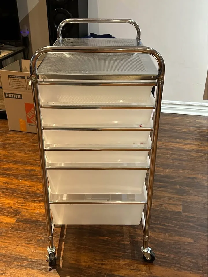 12 Drawer metal frame storage image indicator(3)