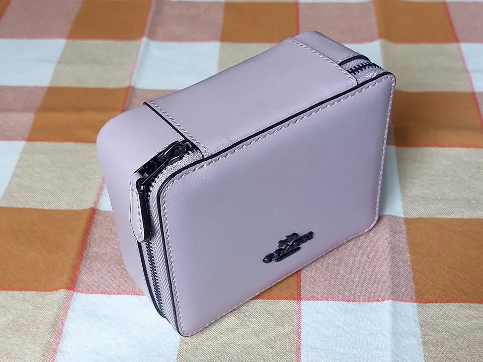 COACH Pink Travel Jewelry Box image indicator(3)