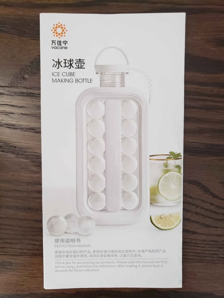 🥕 Is Available: Portable Ice Ball Making Mold Water Bottle - photo 5