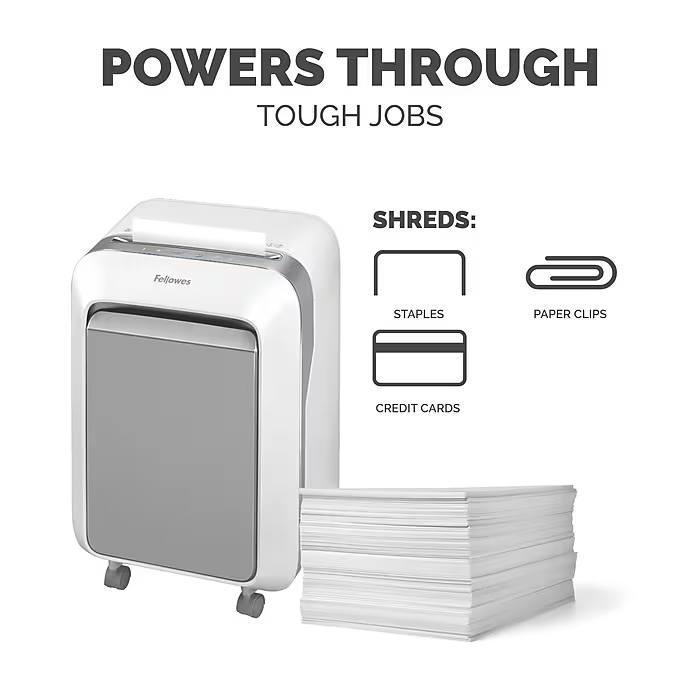 Orig. $327 - Fellowes paper shredder LX21M - photo 5