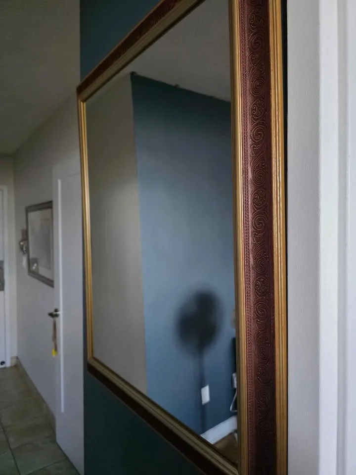 Elegant Gold & Bronze Vintage Framed Wall Mirror image indicator(2)