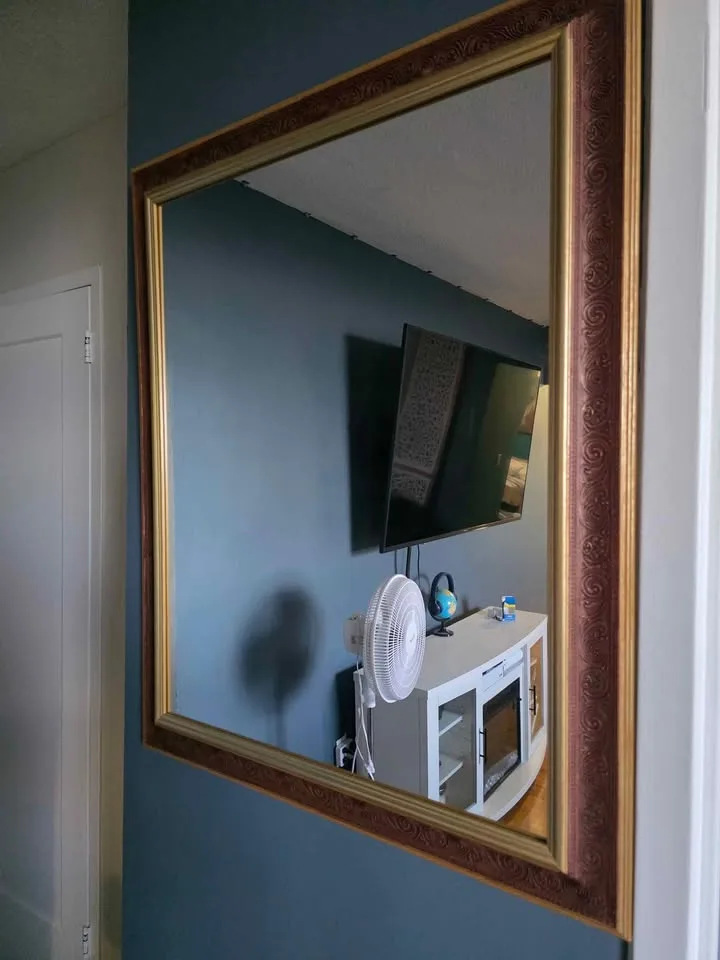 Elegant Gold & Bronze Vintage Framed Wall Mirror image indicator(3)