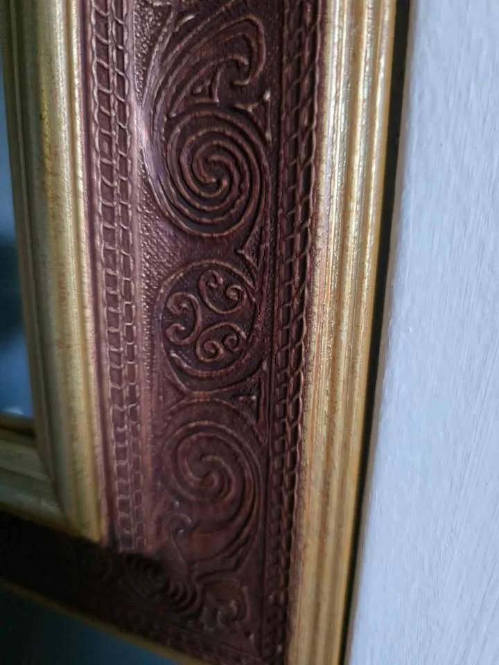 Elegant Gold & Bronze Vintage Framed Wall Mirror image indicator(4)