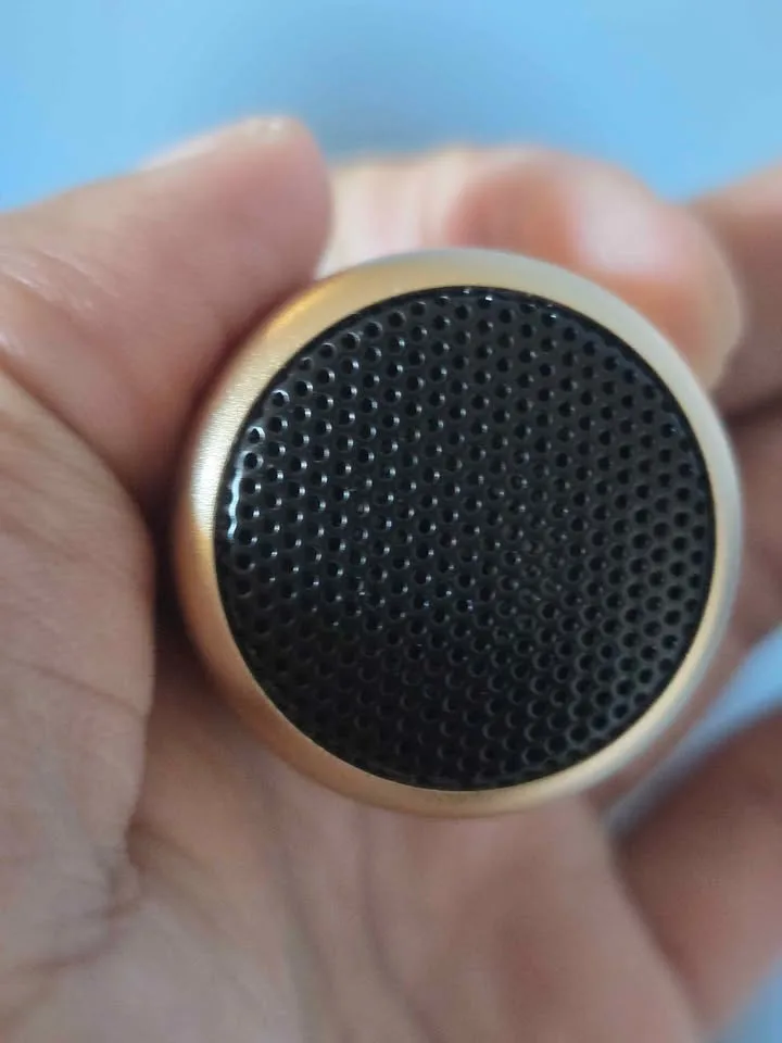 Mini Bluetooth Speaker – Gold Aluminum, Big Sound image indicator(3)