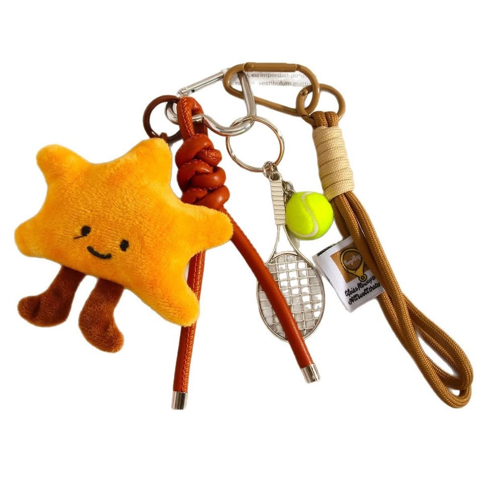 Cute Samsung Plush Keychain 💕 Sweet Girl Charm - photo 5