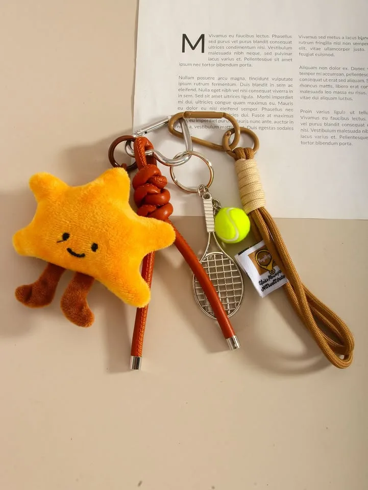Cute Samsung Plush Keychain 💕 Sweet Girl Charm image indicator(6)
