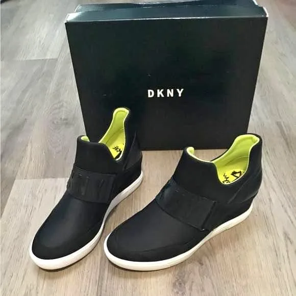 DKNY HIGH TOP WEDGE sz 7.5 thumbnail