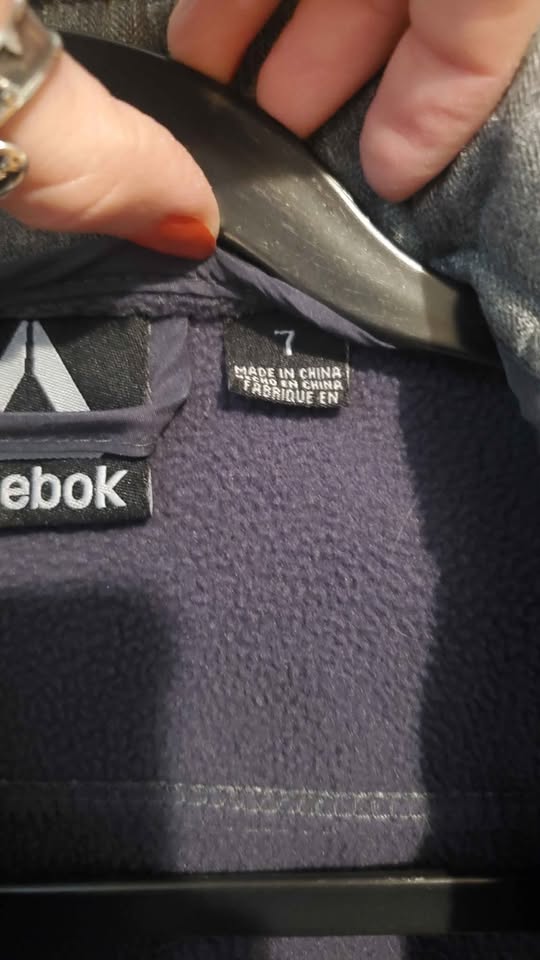 Reebok Jacket Boys Size 7 - Fleece inside - Grey - photo 5