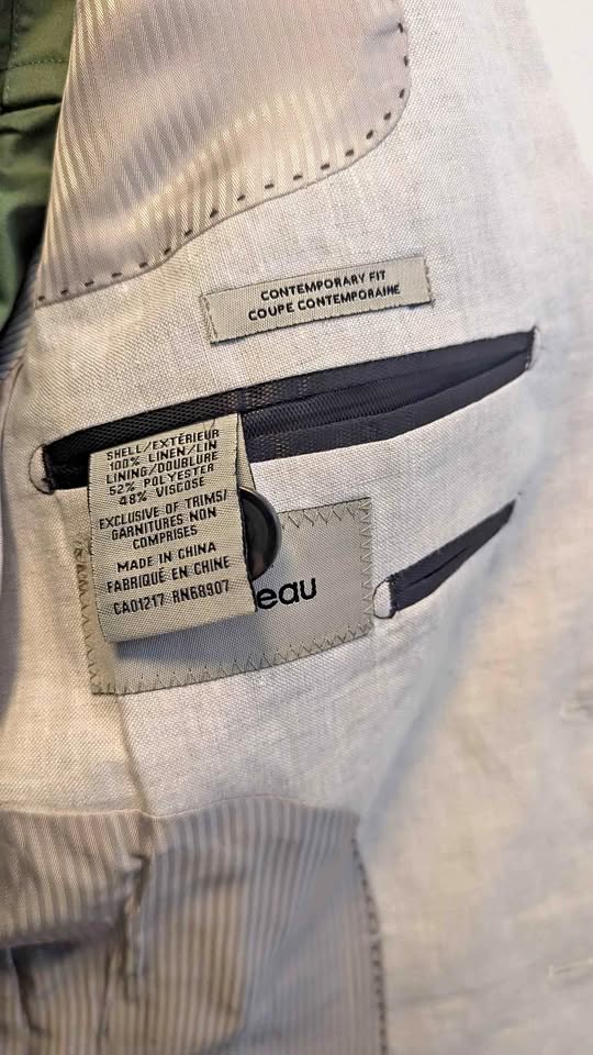Le Château blazer and shirt