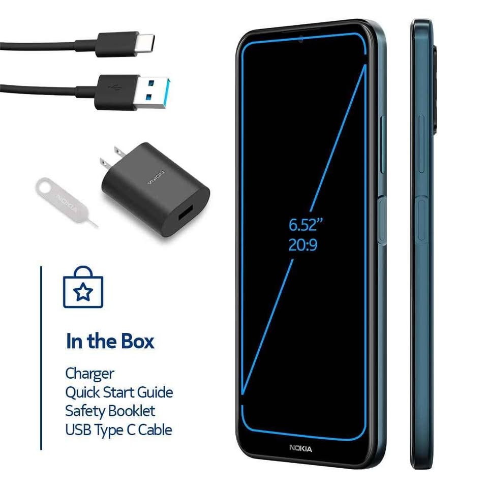 Nokia G100- Budget 4G Android Smartphone (Unlocked) Sealed - photo 4
