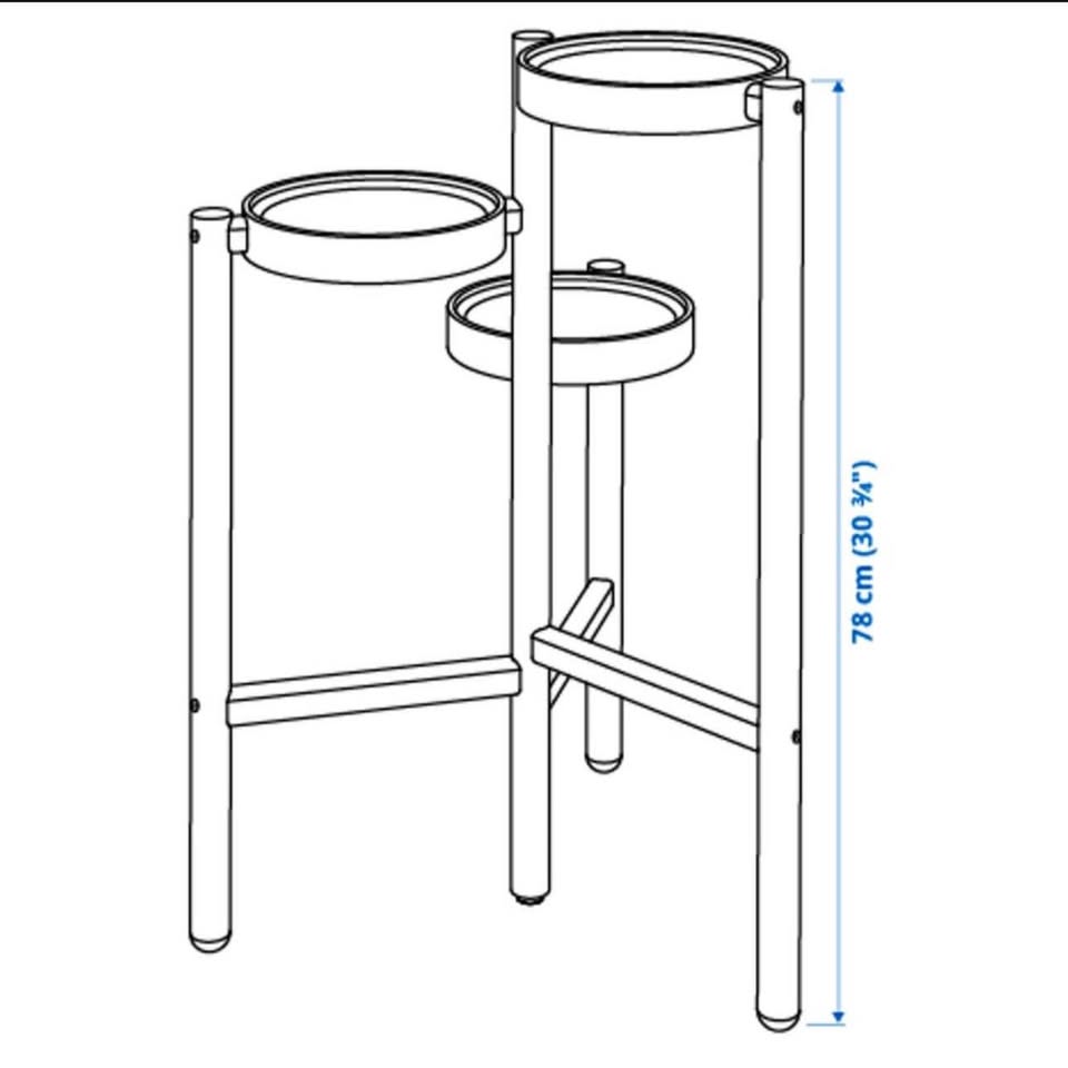 🌿 IKEA Satsumas Plant Stand – Like New! 🌿 - photo 2