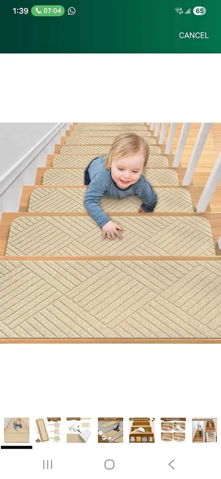 Stair Treads Non Slip Indoor, 15 Pack