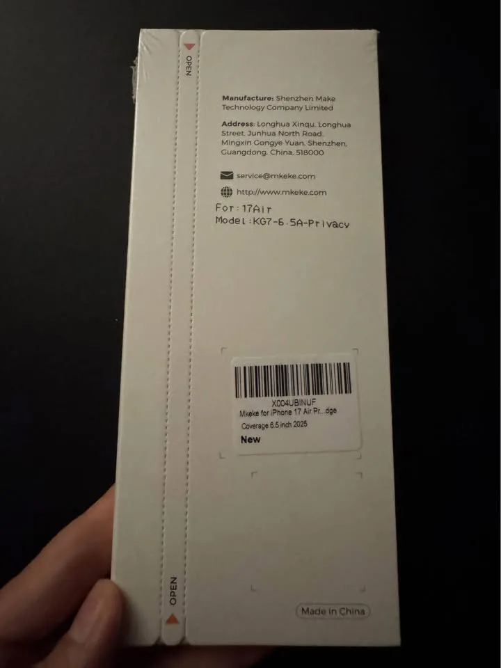 iPhone Air Privacy Screen Protector 3 Pack image indicator(5)