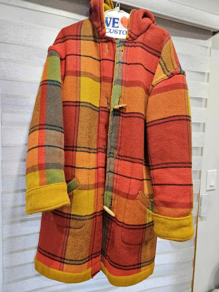 Women's Reversible Wool-Blend Hooded Coat