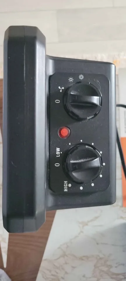 OPOLAR 1500W Adjustable Thermostat PTC Portable Heater image indicator(2)