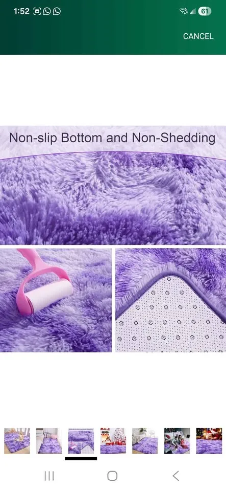 Large Fluffy Area Rug image indicator(5)