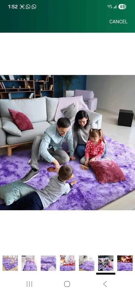 Large Fluffy Area Rug image indicator(8)