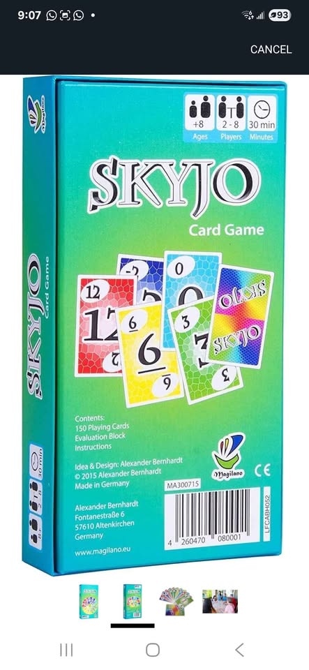 Skyjo Card Game - photo 2