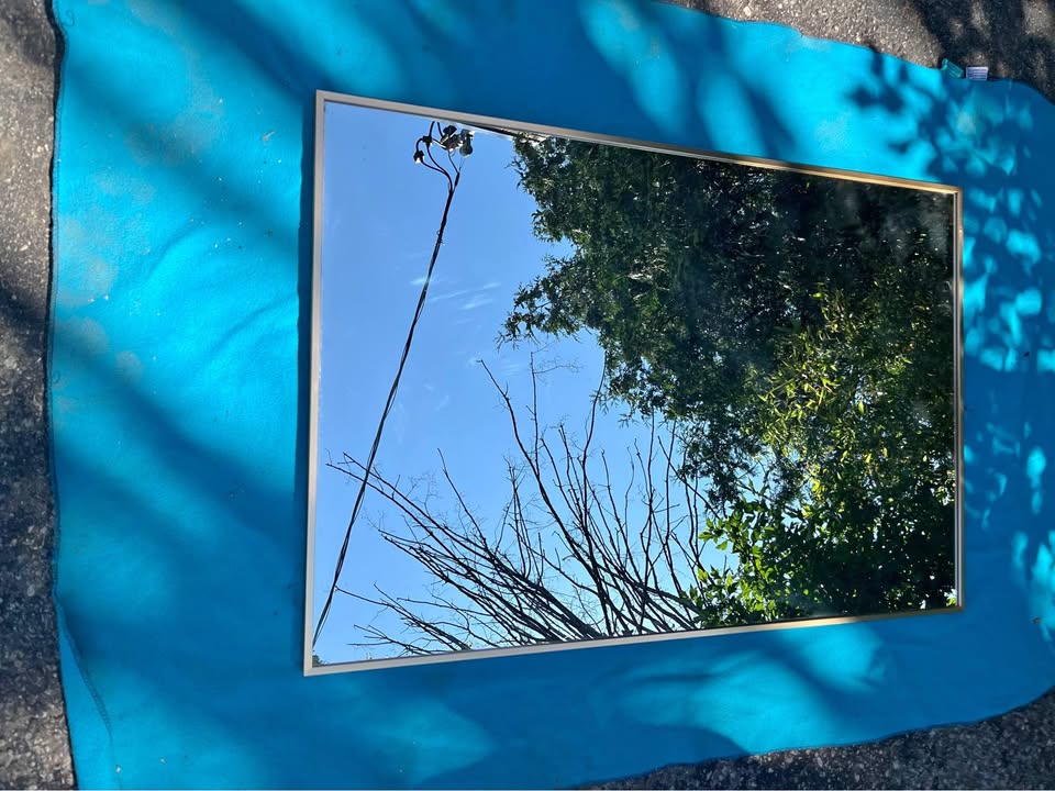 Mirror - metal frame
