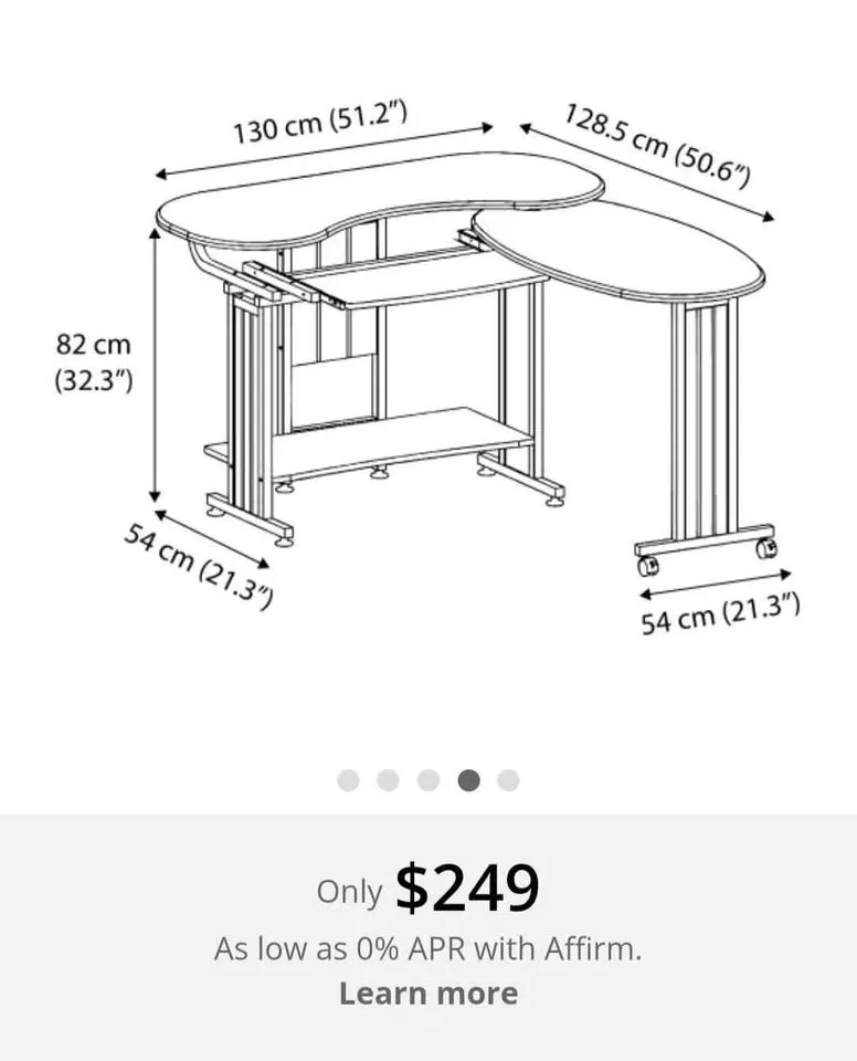 Mint Condition, computer desk corner table image indicator(5)