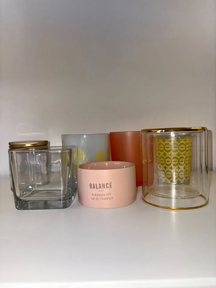 Glass Containers for Candle Making