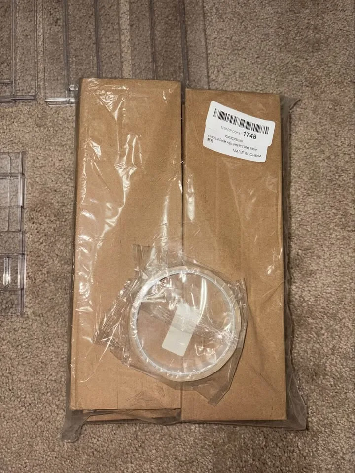 Set of 14 Acrylic Clear Drawer Dividers image indicator(4)