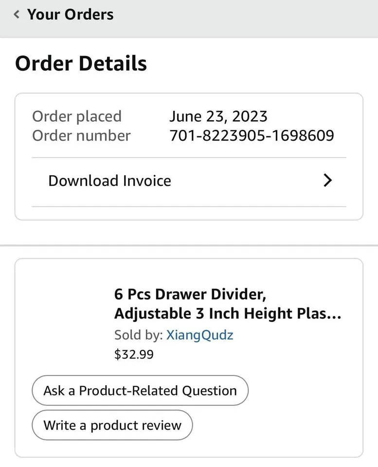 Set of 14 Acrylic Clear Drawer Dividers image indicator(8)