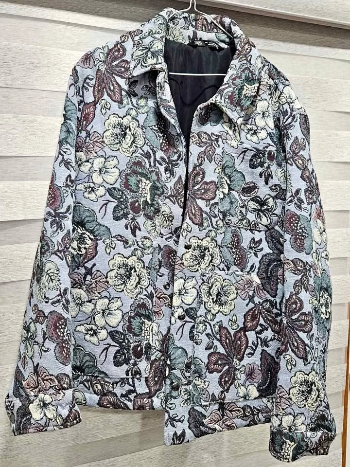 Men's Zara Floral Jacket Large