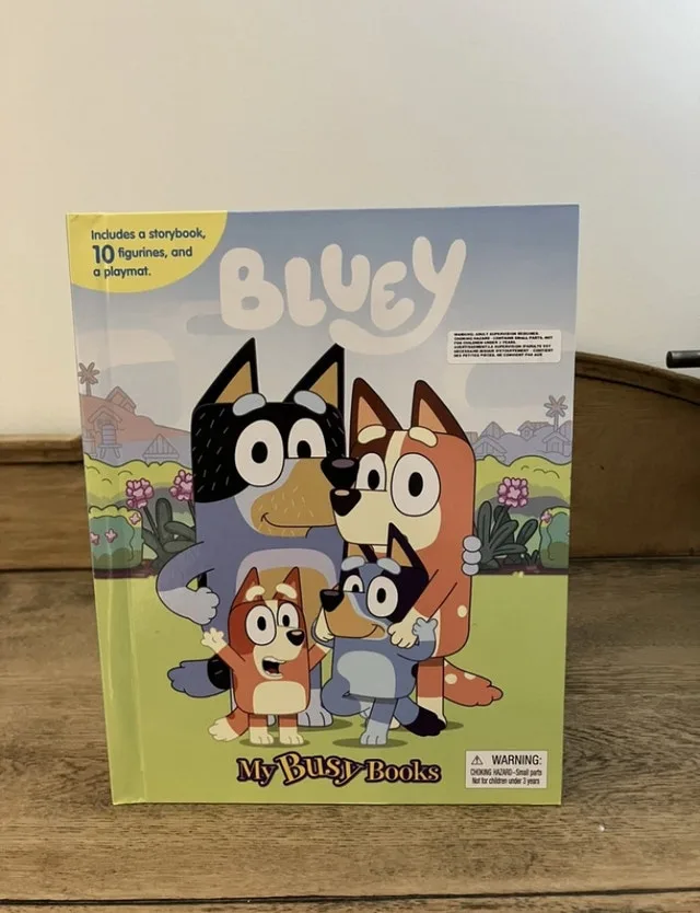 BBC Bluey My Busy Books by Phidal Publishing Board Book Book