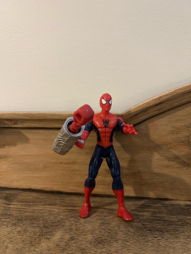 Spider-Man with Cannon Figure