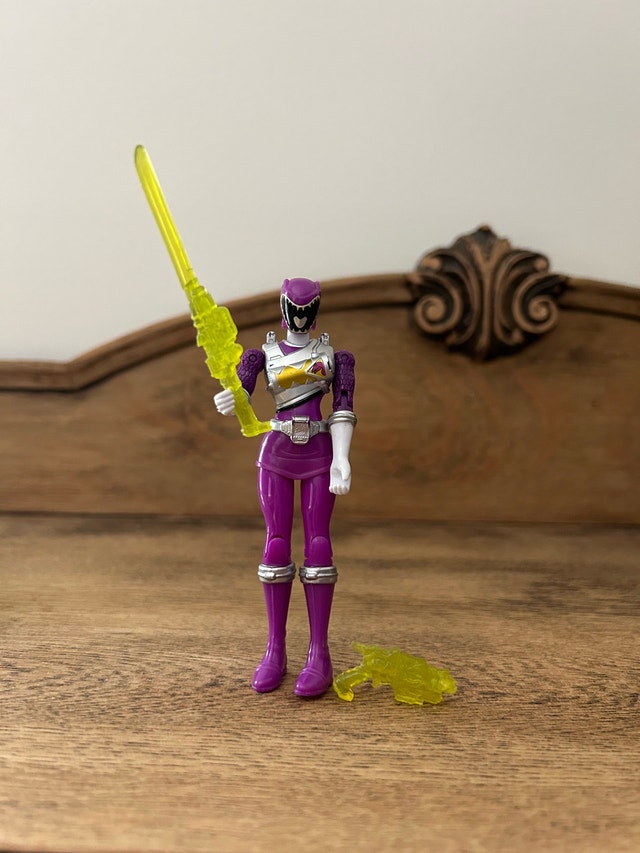 Power Rangers DINO DRIVE PURPLE RANGER 5" Figur