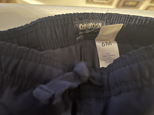 Boys Wind / Slush Pants Lined size 6 months (OshKosh) - photo 3
