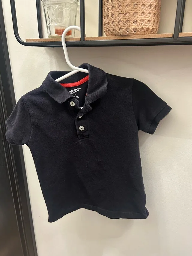 Boys Arizona black polo size 3t