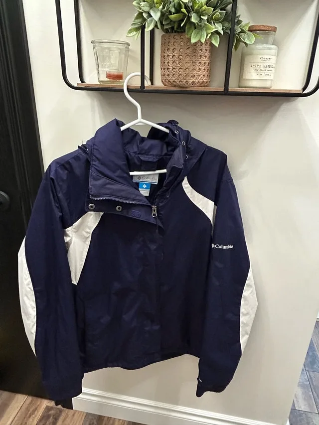Women’s Columbia spring fall wind breaker jacket size xl