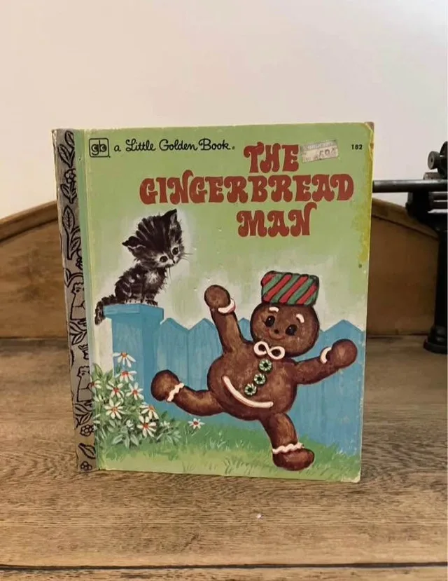 Vintage A Little Golden Book -The Gingerbread ManChildren
