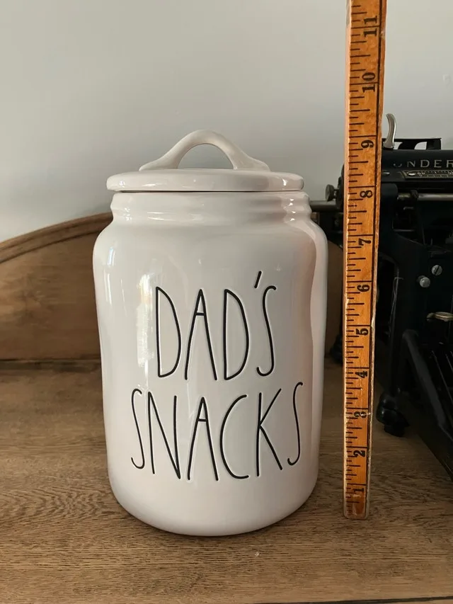 Rae Dunn Dad’s Snacks Canister