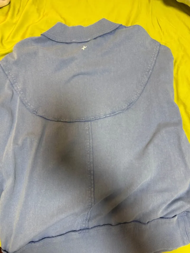 Urban Outfitters Blue Oversized Zip-up image indicator(4)