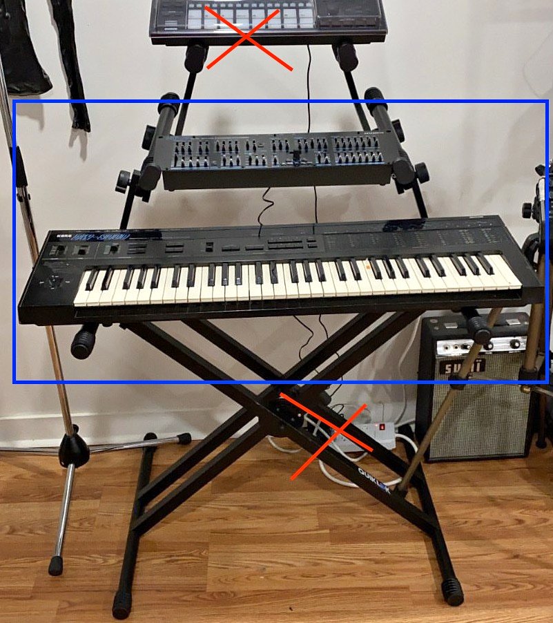 Vintage Korg DW-8000 Synthesizer w/ Programmer