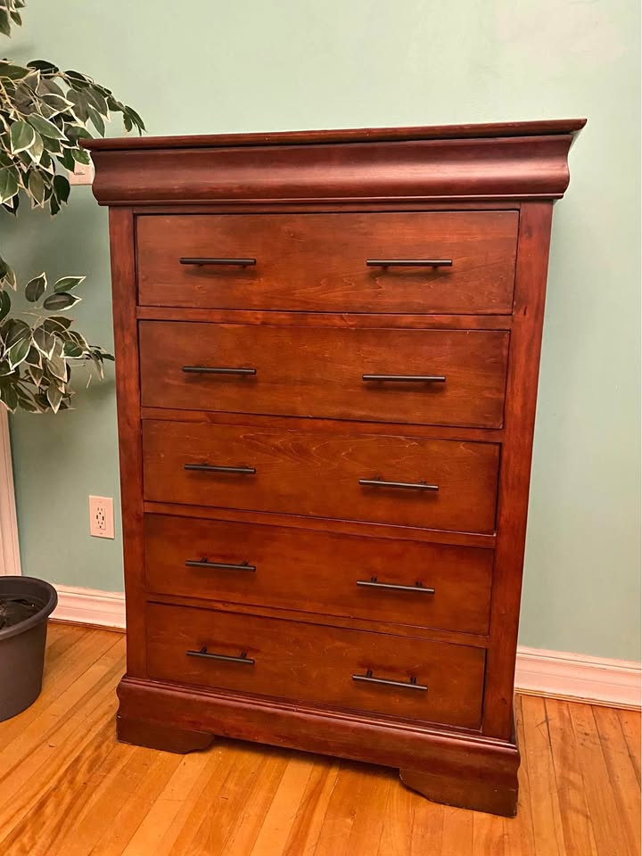 FREE DELIVERY: Modern Tall Dresser $240 (HRM)