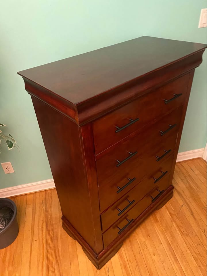 FREE DELIVERY: Modern Tall Dresser $240 (HRM) - photo 3