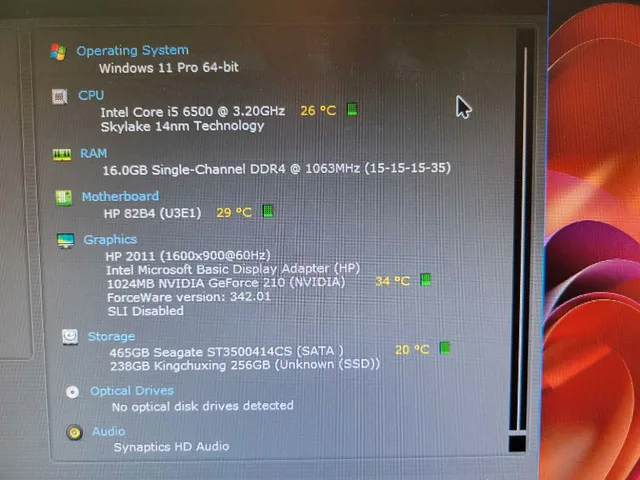 HP Desktop PC (Read info) image indicator(5)