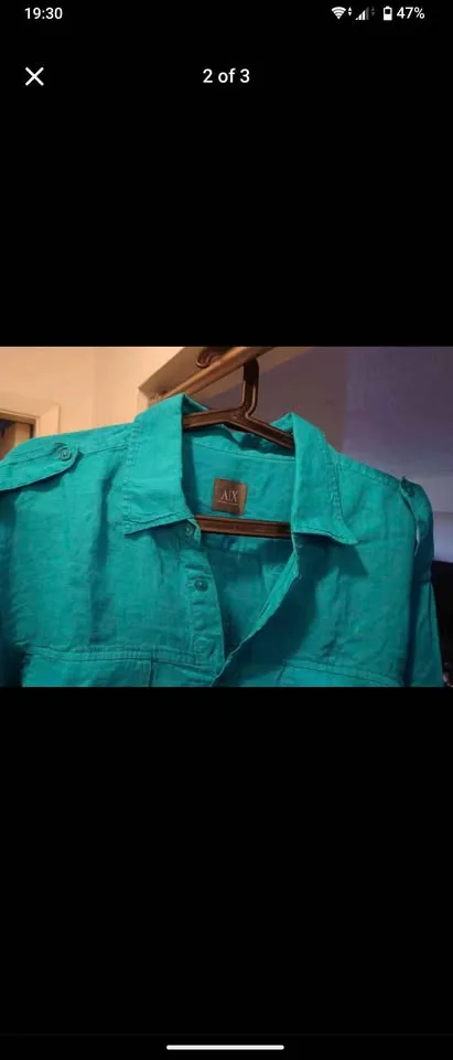 Armani Exchange Men's Linen Shirt (XL) image indicator(2)