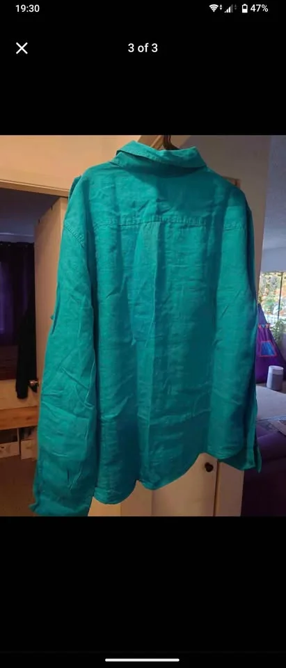 Armani Exchange Men's Linen Shirt (XL) image indicator(3)